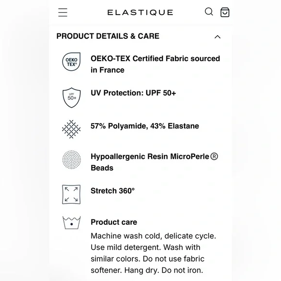 WORN ONCE • Elastique Athletics Le Divine Bra in Ivoire/Ivory • Women’s XS - Picture 13 of 14